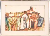 Giuseppe Gambino, Cordoba, 1974, mixed media on paper