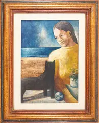 Marcello Scuffi, The Fisherman's Daughter, 1998, oil on canvas