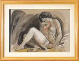 Silvio Bottegal, Maternity, 1987, mixed media on cardboard