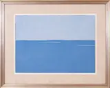 Guido Carrer, Lagoon landscape, 1976, oil on canvas