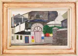 Renato Dorigatti, Paris, 1972, oil on plywood