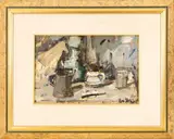 Neno Mori, Still life, 1964, oil on panel