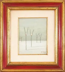 Antenore Magri, The panura, 1975, oil on masonite