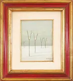 Antenore Magri, The panura, 1975, oil on masonite