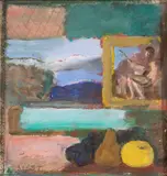Corrado Balest, untitled, 1980, oil on cardboard
