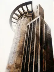 DG Bank by Carlo Cane, 2006, oil on canvas applied on board, offered Jul 2026