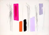 Ennio Finzi, untitled, mixed media on cardboard