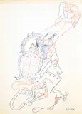 Vincenzo Eulisse, untitled, 1966, mixed media on paper
