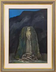 Carmelo Zotti, Figure, 1979, oil on canvas