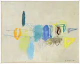 Giorgio Di Venere, In the little port, 2006, oil on canvas board