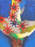 Rinaldo Burattin, Christmas, 1965, oil on canvas