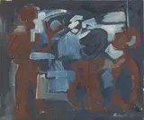 Vittorio Basaglia, untitled, 1960, oil on canvas