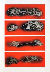 Emilio Scanavino, Textures, silkscreen e.g. XXXIX/XL