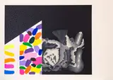 Concetto Pozzati, untitled, screen printing e.g. IX/L
