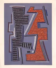 Alberto Magnelli, untitled, 1971, lithography ex.