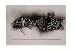 Emilio Scanavino, Image, screen printing ex.