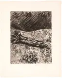 Marc Chagall, The chene and the roseau, 1927, etching ex.