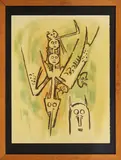 Wifredo Lam, untitled, lithography ex.