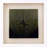 Alberto Biasi, S 10, 1964, double screen printing on cardboard and methacrylate e.g.