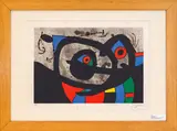 The Golden Feather Lezard by Joan Miró, 1971, color lithography e.g., offered Jul 2026