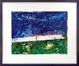 Mario Schifano, untitled, multi-material screen printing e.g. pa