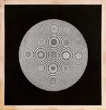 Alberto Biasi, S 5, screen printing on cardboard e.g.