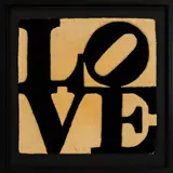Robert Indiana, Love, multiple hand-knitted boiled wool