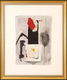 Giuseppe Santomaso, Composition, 1986, etching aquatint ex.