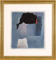 Giuseppe Santomaso, Composition, 1988, screen printing ex.