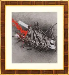 Emilio Scanavino, untitled, screen printing e.g. pa