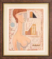 Mario Tozzi, Brigitte, lithograph ex. XLIV/IC