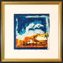 Interrupted view by Mario Schifano, screen printing e.g. pa, offered Jul 2026
