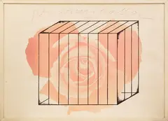 Concetto Pozzati, untitled, lithography ex. XIII/XV