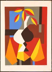 Léon Gischia, untitled, screen printing e.g. pda