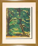 Virgilio Guidi, Trees, lithography e.g. pa