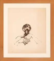 We are not the last by Zoran Mušič, 1975, lithography ex., offered Jul 2026