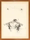 Renzo Vespignani, untitled, 1965, lithography ex.
