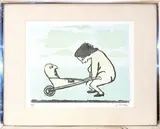 Mino Maccari, untitled, lithography ex.