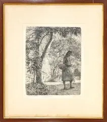 Giovanni Barbisan, Harvester, etching ex. pda