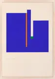Bruno Munari, Negative/Positive, 1953, 3 color screen printing e.g.