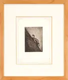 Mimmo Paladino, untitled, 1999, drypoint ex.