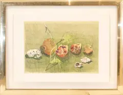 Giancarlo Cazzaniga, Pomegranates, lithography e.g.