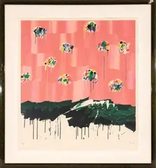 Ennio Finzi, Mechanical Sunset, 1983, screen printing e.g. pa