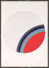 Eugenio Carmi, untitled, 1976, lithography ex.