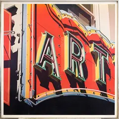 Robert Cottingham, untitled, lithographic offset printing