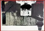 Hermann Nitsch, Ubermalte Bild, 1991, lithograph on cardboard ritoccata a mano dall'Artista es.
