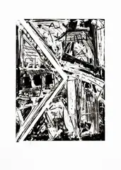 Ciclo "Spagna 75/76: Rottura" by Emilio Vedova, 1976, etching and acquatinta es., offered Oct 2018