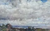 Controluce a Capri by Attilio Pratella, oil on panel, offered Oct 2018