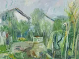 Carlo Dalla Zorza, Teolo, oil on canvas board