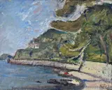 Lago d'Iseo by Arturo Tosi, oil on canvas, offered Oct 2018
